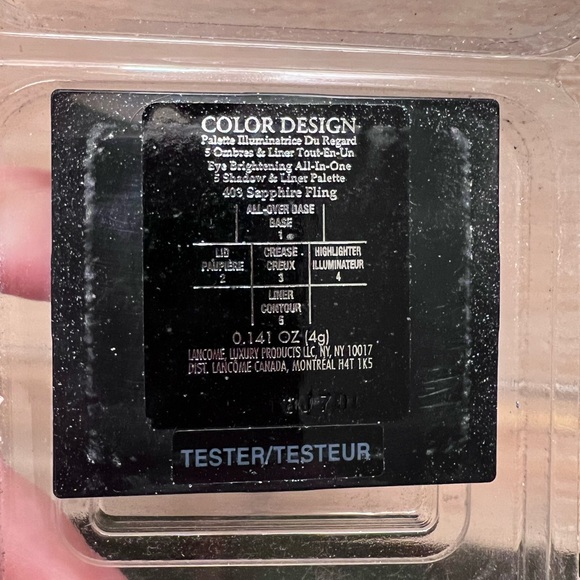 RARE💎Lancome Sapphire Fling Color Design Palette Refill - Picture 4 of 6